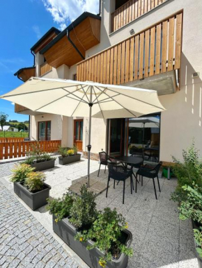 Apartmán se slunnou teráskou v Kašperkách